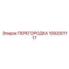 1092001117 ПЕРЕГОРОДКА (Epiroc)