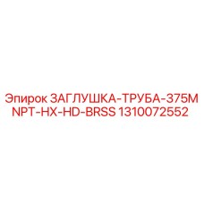 1310072552 ЗАГЛУШКА ТРУБА 375MNPT HX HD BRSS (Epiroc)