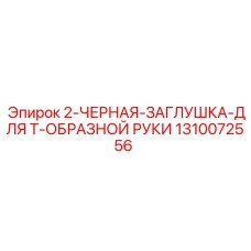 1310072556 2-ЧЕРНАЯ-ЗАГЛУШКА-ДЛЯ Т-ОБРАЗНОЙ РУКИ Epiroc