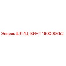 160099652 ШЛИЦ-ВИНТ Epiroc