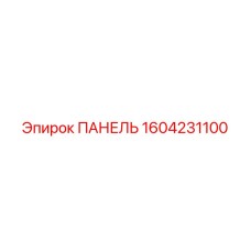 1604231100 ПАНЕЛЬ Epiroc