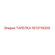 1613119200 ТАРЕЛКА Epiroc