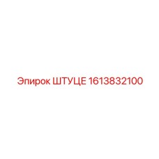 1613832100 Штуцер Epiroc