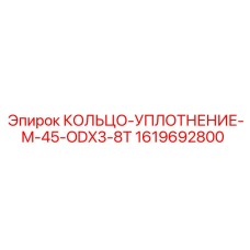 1619692800 КОЛЬЦО-УПЛОТНЕНИЕ-M-45-ODX3-8T Epiroc