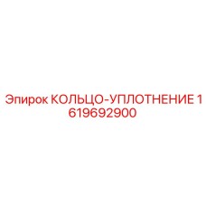 1619692900 КОЛЬЦО-УПЛОТНЕНИЕ Epiroc