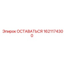 1621174300 ОСТАВАТЬСЯ Эпирок