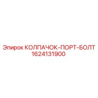1624131900 КОЛПАЧОК-ПОРТ-БОЛТ Epiroc