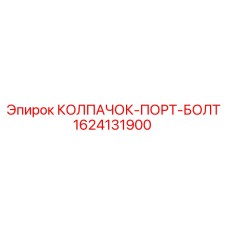 1624131900 КОЛПАЧОК-ПОРТ-БОЛТ Epiroc