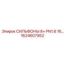 1624607952 СИЛЬФОНЫ 8+ PN1.6 16 Epiroc