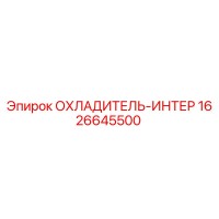 1626645500 ОХЛАДИТЕЛЬ-ИНТЕР Epiroc