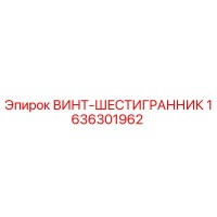 1636301962 ВИНТ-ШЕСТИГРАННИК Эпирок