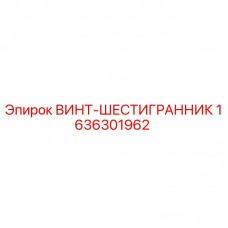 1636301962 ВИНТ-ШЕСТИГРАННИК Эпирок