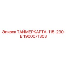 1900071303 ТАЙМЕРКАРТА-115-230-В Epiroc