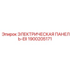 1900205171 ЭЛЕКТРИЧЕСКАЯ ПАНЕЛЬ-EII Epiroc