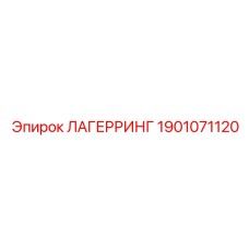 1901071120 ЛАГЕРРИНГ Эпирок