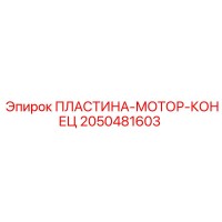 2050481603 ПЛАСТИНА-МОТОР-КОНЕЦ Epiroc
