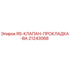 RS-КЛАПАН-ПРОКЛАДКА-ВА арт.21243068 производитель Epiroc