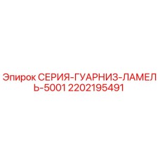 2202195491 СЕРИЯ-ГУАРНИЗ-ЛАМЕЛЬ-5001 Epiroc