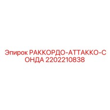 2202210838 РАККОРДО-АТТАККО-СОНДА Epiroc