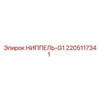 2205117341 НИППЕЛЬ-G1 Epiroc