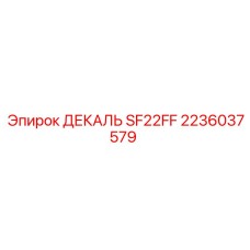 2236037579 ДЕКАЛЬ SF22FF Epiroc