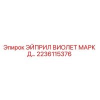 2236115376 ЭЙПРИЛ ВИОЛЕТ МАРК Д… Epiroc