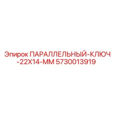 5730013919 ПАРАЛЛЕЛЬНЫЙ-КЛЮЧ-22X14-MM Epiroc