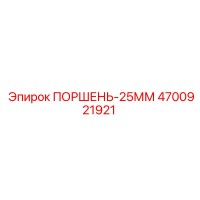 4700921921 ПОРШЕНЬ-25ММ Epiroc
