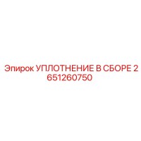 2651260750 УПЛОТНЕНИЕ В СБОРЕ Epiroc