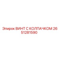2651281590 ВИНТ С КОЛПАЧКОМ Epiroc