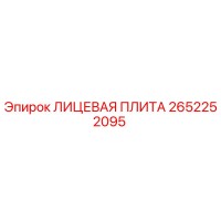 2652252095 ЛИЦЕВАЯ ПЛИТА Epiroc