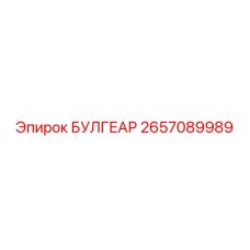 2657089989 БУЛГЕАР Epiroc