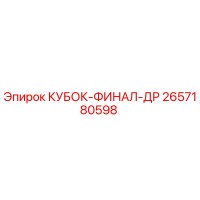 2657180598 КУБОК-ФИНАЛ-ДР Epiroc