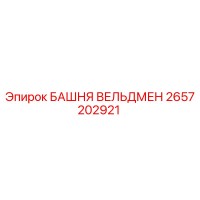 2657202921 БАШНЯ ВЕЛЬДМЕН Epiroc
