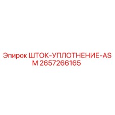 2657266165 ШТОК-УПЛОТНЕНИЕ-ASM Epiroc