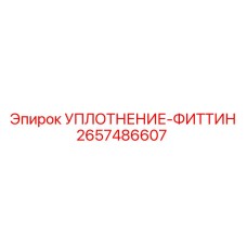 2657486607 Уплотнение фитинга Epiroc