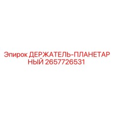 2657726531 ДЕРЖАТЕЛЬ-ПЛАНЕТАРНЫЙ Epiroc