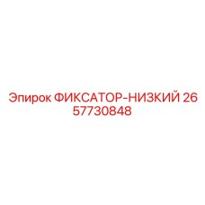 2657730848 ФИКСАТОР-НИЗКИЙ Epiroc