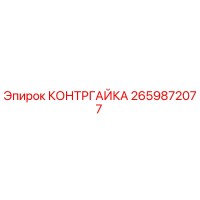 2659872077 КОНТРГАЙКА Epiroc