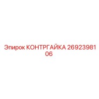 2692398106 КОНТРГАЙКА Epiroc