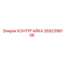 2692398106 КОНТРГАЙКА Epiroc