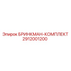 2912001200 БРИНКМАН-КОМПЛЕКТ (Epiroc)