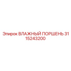 3115243200 ВЛАЖНЫЙ ПОРШЕНЬ Epiroc