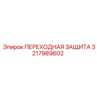 3217989602 ПЕРЕХОДНАЯ ЗАЩИТА Epiroc