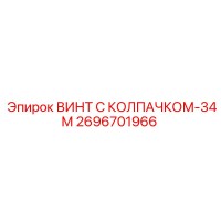 2696701966 ВИНТ С КОЛПАЧКОМ-34М Epiroc