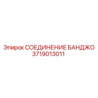 3719013011 СОЕДИНЕНИЕ БАНДЖО Epiroc