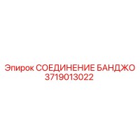 3719013022 СОЕДИНЕНИЕ БАНДЖО Epiroc