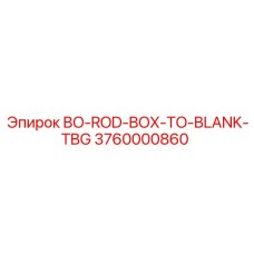 3760000860 BO-ROD-BOX-TO-BLANK-TBG Epiroc