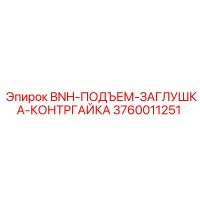 3760011251 BNH-ПОДЪЕМ-ЗАГЛУШКА-КОНТРГАЙКА Epiroc