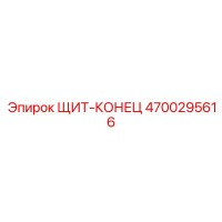 4700295616 ЩИТ-КОНЕЦ Epiroc
